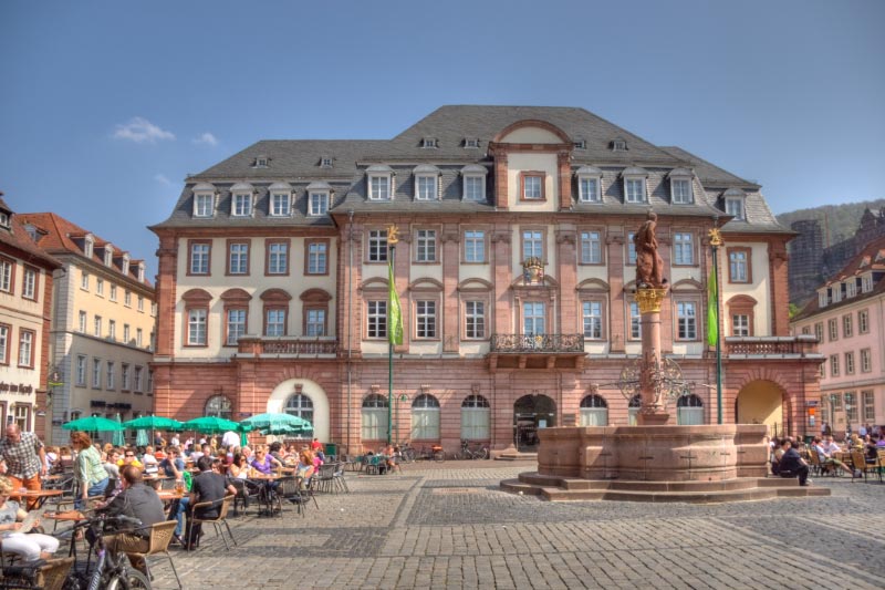 Heidelberg_Marktplatz_Rathaus