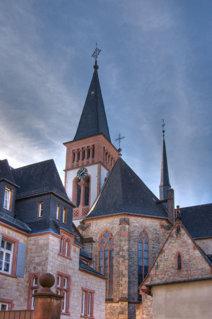 Dieburg_Steinstrasse_Stadtkirche_Dach