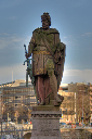 Nikolaifleet_Trostbruecke_Statue_Graf_Adolf_III